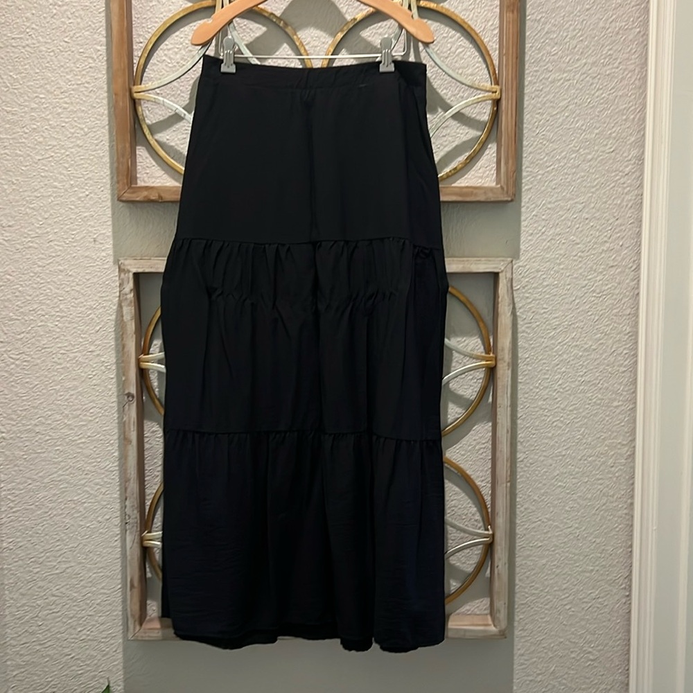 Black skirt.